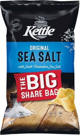 Woolworths Kettle chips big bag 300g offer