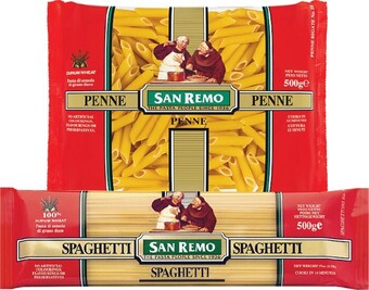 Woolworths San remo pasta 375-500g offer