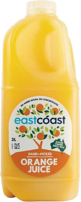 Woolworths Eastcoast juice 2 litre offer
