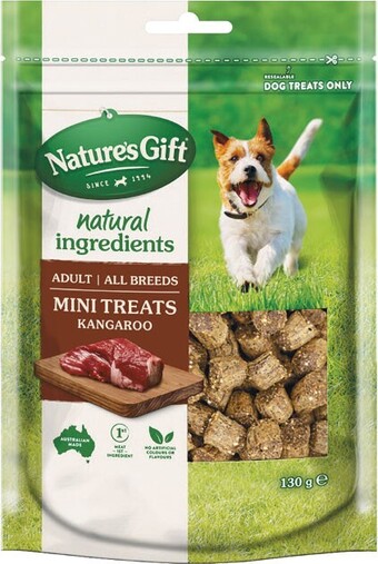 Woolworths Nature’s gift mini dog treats 130g offer