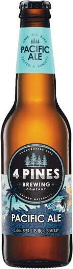 Woolworths 4 pines pacific ale bottles 24x330ml offer