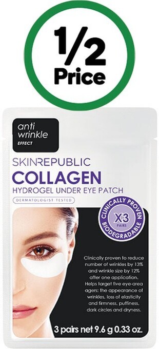 Woolworths Skin republic collagen hydro under eye patch offer