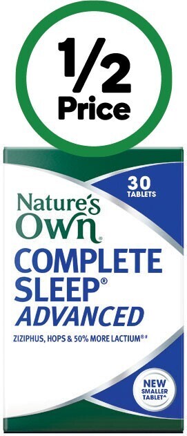 Woolworths Nature's own complete sleep advanced tablets pk 30~ offer