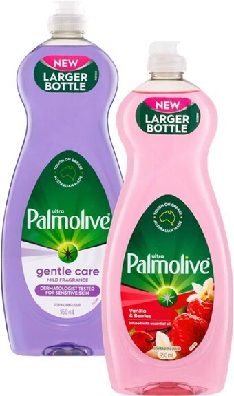 BIG W Palmolive ultra strength concentrate dishwashing liquid 950ml offer