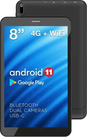 BIG W Jvc 8-inch android tablet - 4g and wifi offer