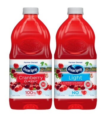 Coles Ocean spray fruit drink 1.5 litre offer
