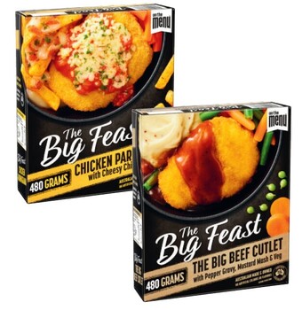 Coles On the menu big feast meal 480g offer
