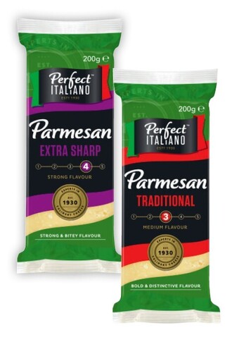 Coles Perfect italiano parmesan block 200g offer