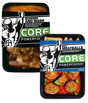 Coles Core powerfoods frozen meal 350g offer