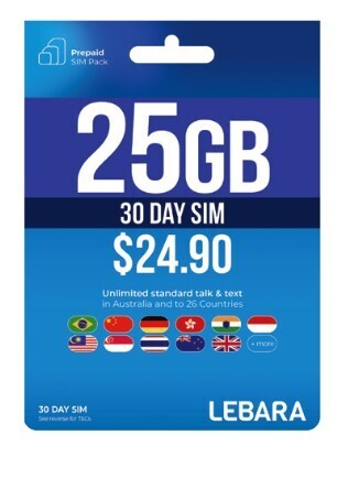 Coles Lebara $24.90 starter pack offer
