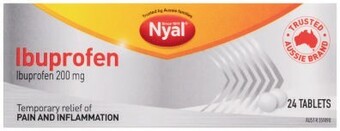 Coles Nyal ibuprofen tablets 24 pack* offer