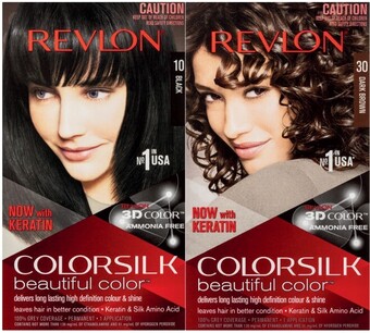 Coles Revlon colorsilk hair colourant 1 pack offer