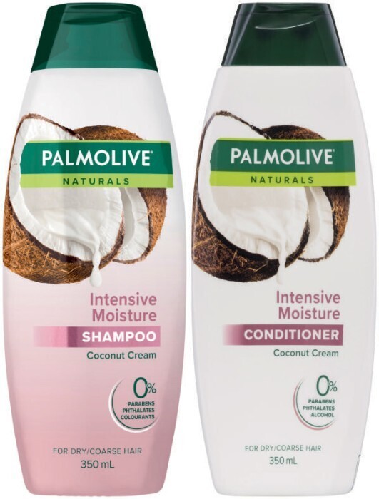 Palmolive naturals shampoo or conditioner 350ml offer at Coles