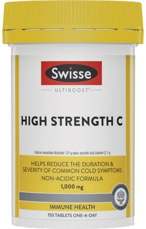 Coles Swisse ultiboost high strength c tablets 150 pack offer