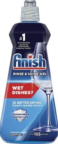 IGA Finish rinse aid dishwashing liquid 500ml offer