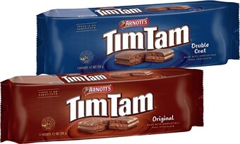 Arnott’s chocolate tim tam biscuits 165-200g selected varieties