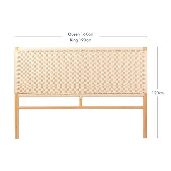 Pillow Talk Belgrade woven bedhead by m.u.s.e. offer