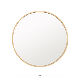 Pillow Talk Catori round wall mirror by habitat offer