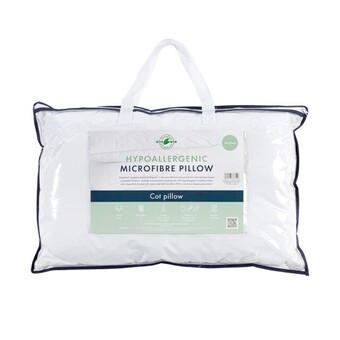 Pillow Talk Hypoallergenic microfibre cot pillow by greenfirst® offer