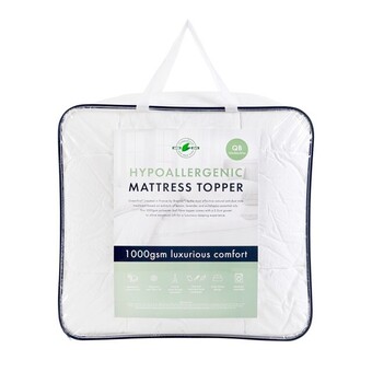 Pillow Talk Hypoallergenic 1000gsm mattress topper by greenfirst® offer
