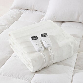 Pillow Talk Multi zone fitted electric blanket by onkaparinga offer