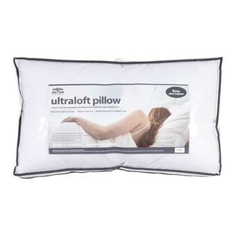 Pillow Talk Ultra loft microfibre firm pillow by hilton offer