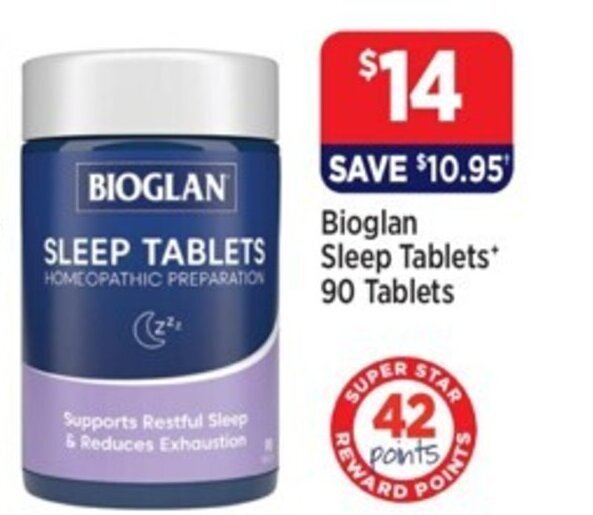 Bioglan Sleep Tablets 90 Tablets offer at Star Discount Chemist
