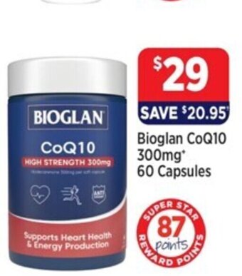 Star Discount Chemist Bioglan CoQ10 300mg* 60 Capsules offer