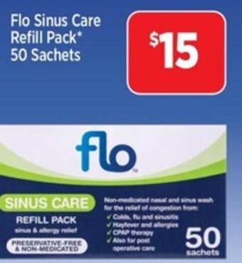 Flo Sinus Care Refill Pack* 50 Sachets