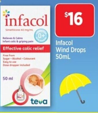 Star Discount Chemist Infacol Wind Drops 50mL offer