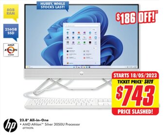 The Good Guys hp 23.8" All-in-One offer