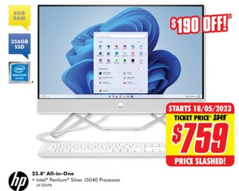 The Good Guys hp 23.8" All-in-One offer