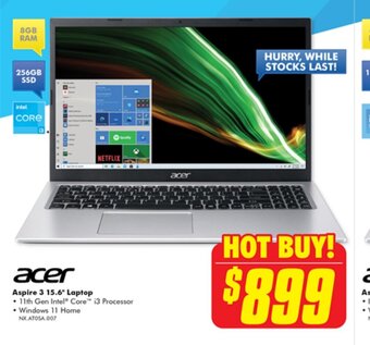 The Good Guys acer Aspire 3 15" Laptop offer