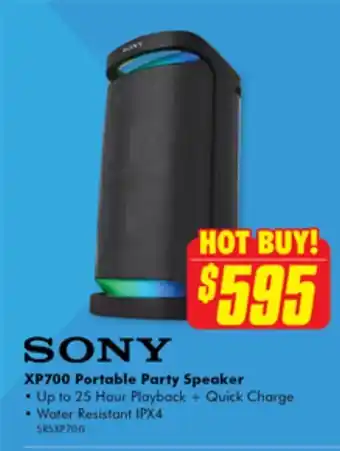 The Good Guys SONY XP700 Portable Party Speaker offer