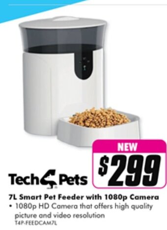 The Good Guys 7L Smart Pet Feeder with 1080p Camera offer