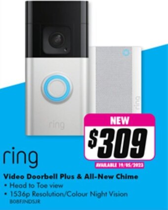 The Good Guys Video Doorbell Plus & All-New Chime offer
