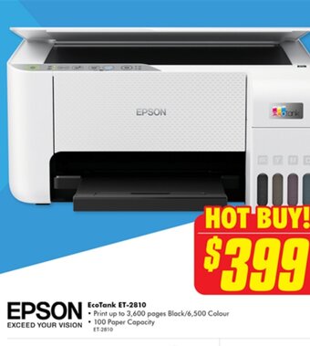 The Good Guys EPSON EcoTank ET-2810 offer