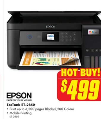 The Good Guys EPSON EcoTank ET-2850 offer