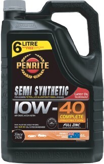 Autobarn Penrite semi synthetic 10w40 6l offer