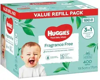 Baby Bunting Huggies baby wipes mega 400pk offer