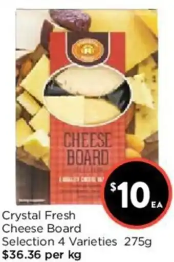 Foodworks Crystal Fresh Cheese Board 275g offer