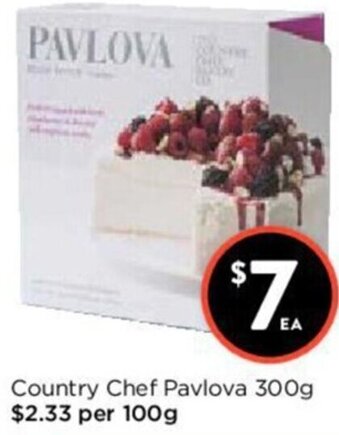 Foodworks Country Chef Pavlova 300g offer