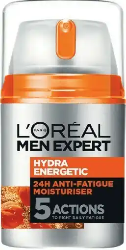 Woolworths L’Oreal Men Energetic 24H Moisturiser 50ml offer