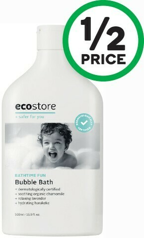 Woolworths Ecostore Baby Bubble Bath 500ml offer
