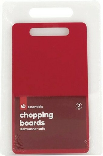 Woolworths Essentials Chopping Board Pk 2 offer