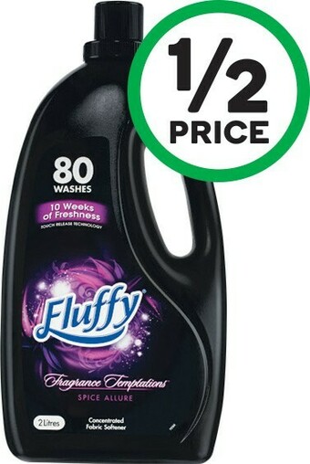 Woolworths Fluffy Fabric Softener 1.9-2 Litre offer
