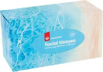 Woolworths Essentials Facial Tissue Pk 224 offer