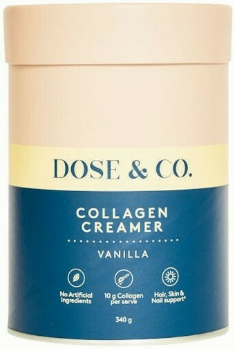 Coles Dose & Co. Collagen Creamer Vanilla 340g offer