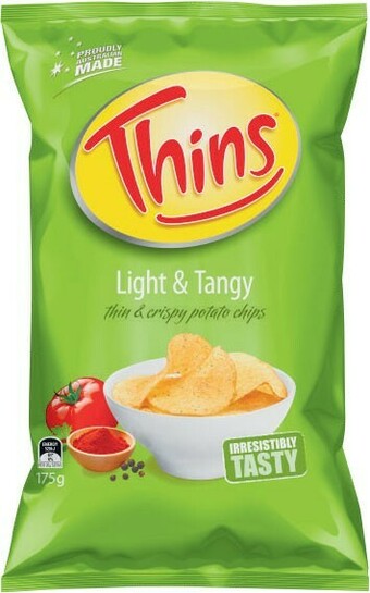 Coles Thins Potato Chips 150g-175g offer