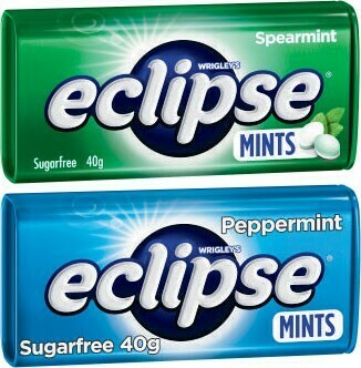 Coles Eclipse Mints 40g offer